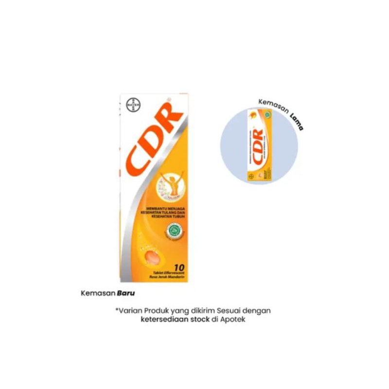 Jual CDR EFFER ISI 10 tablet / vitamin tulang / halal | Shopee Indonesia