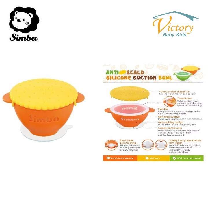 Jual SIMBA Magic Rainbow Anti -Scald Silicone Suction Bowl | Shopee ...
