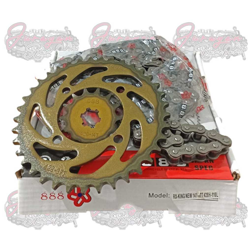 Jual Gir Gear Paket Set + Rantai RX KING Merk 888 | Shopee Indonesia