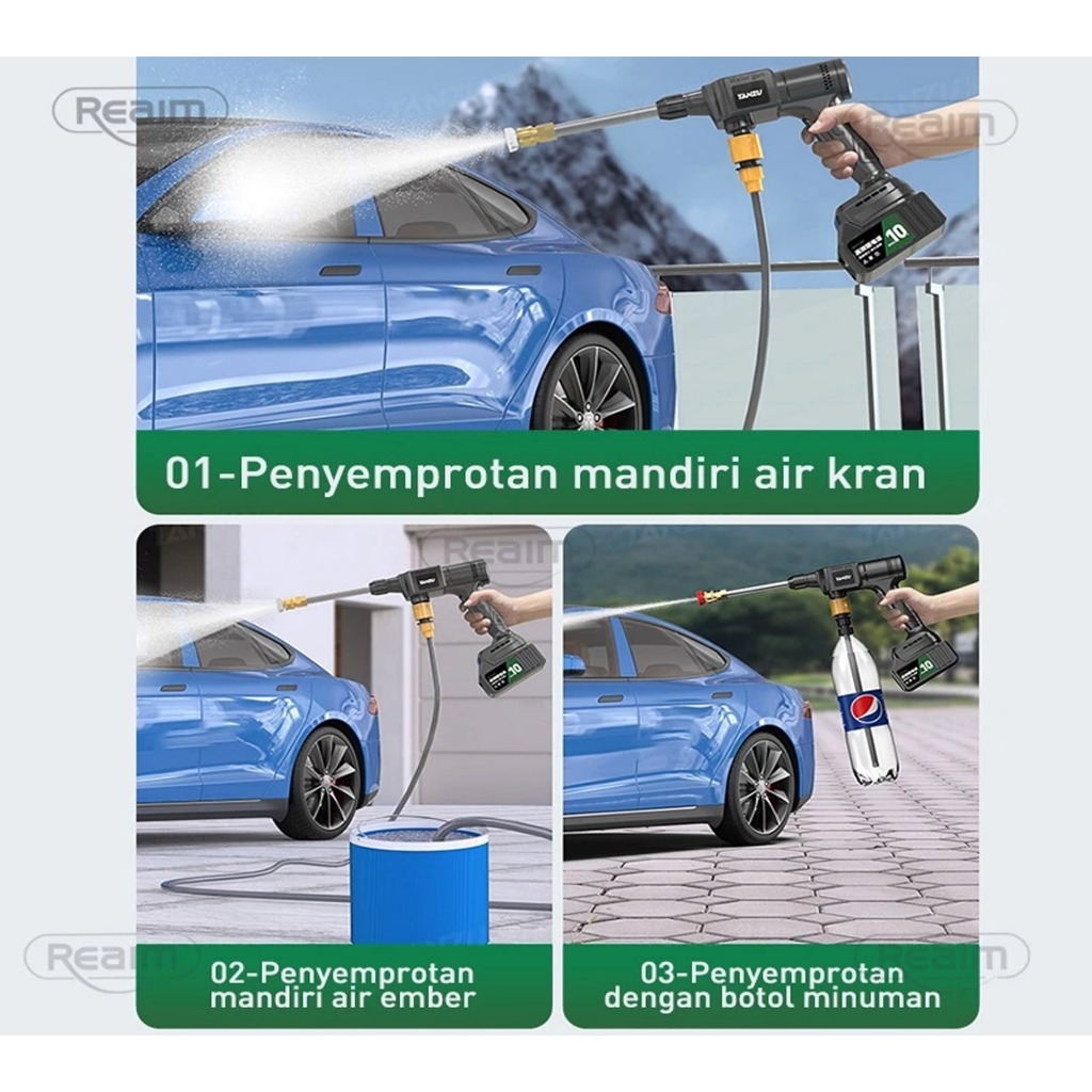 Jual Alat cuci mobil Jet Cleaner Mesin Cuci Mobil Isi Ulang Pistol Air ...