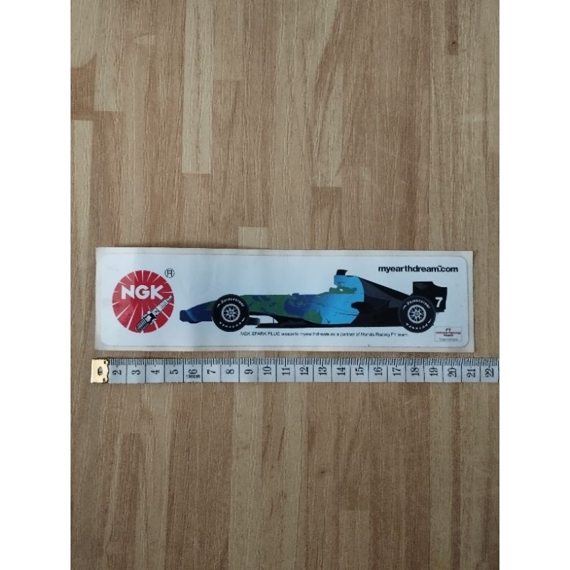 Jual STIKER LAWAS ORIGINAL NGK F1 HONDA RACING TEAM | Shopee Indonesia