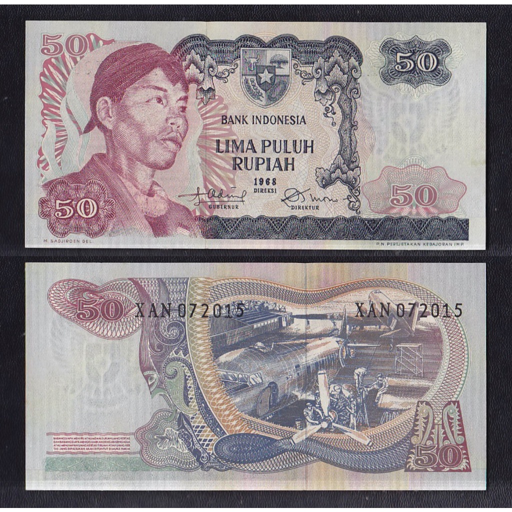 Jual Uang kuno 50 Rupiah tahun 1968 Jendral Sudirman #Replacement ...