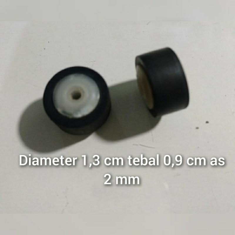 Jual Roda roll dia 1,3cm, lebar 0,9 cm, as 2mm | Shopee Indonesia