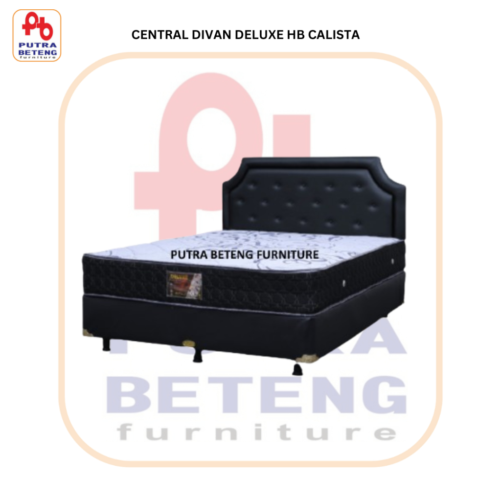 Jual Central Divan Deluxe Sandaran Calista 100 120 160 180 200 | Shopee ...