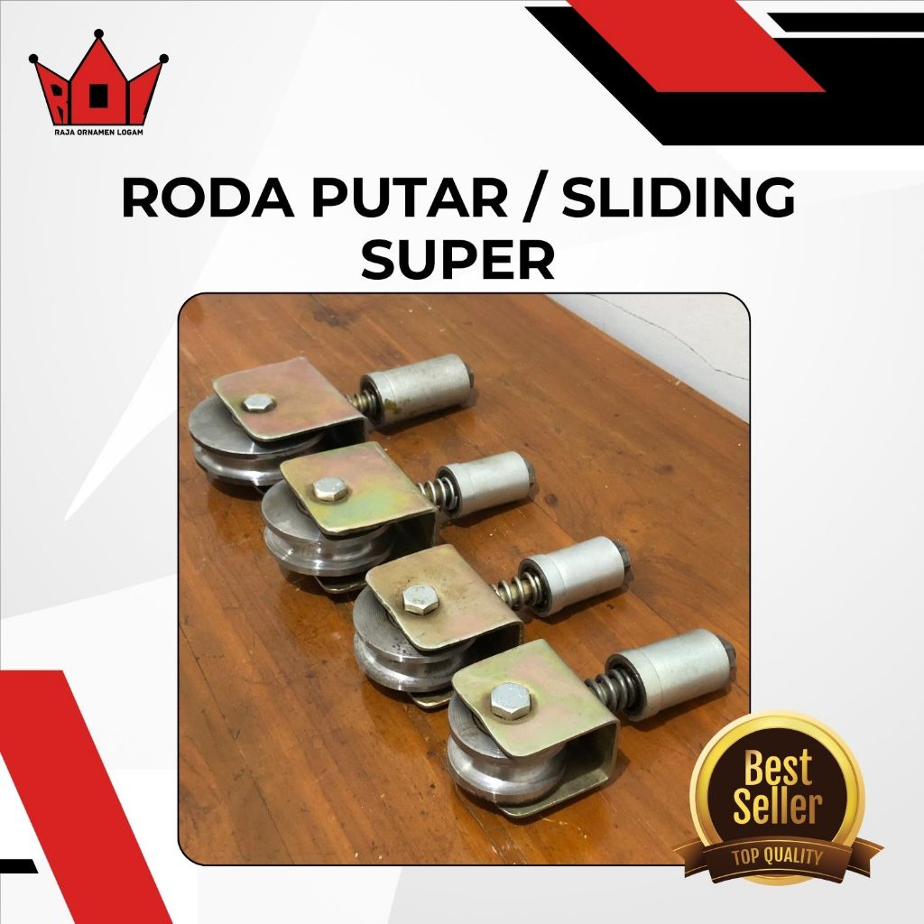 Jual Roda Sliding Super Ukuran 6 Cm / Pintu Garasi Carport / Anti ...