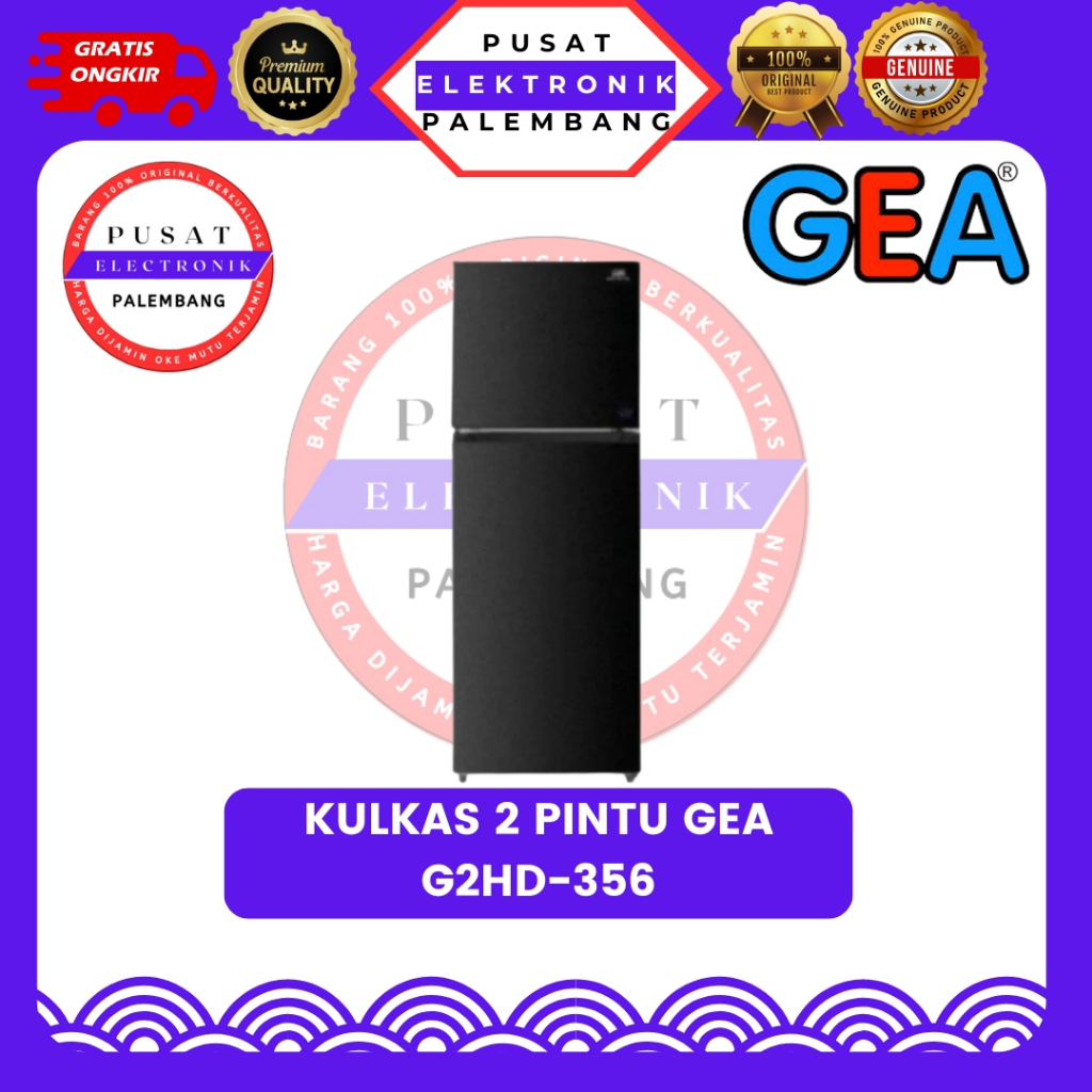 Jual KULKAS 2 PINTU GEA G2D-356 KULKAS 2 PINTU PALEMBANG | Shopee Indonesia
