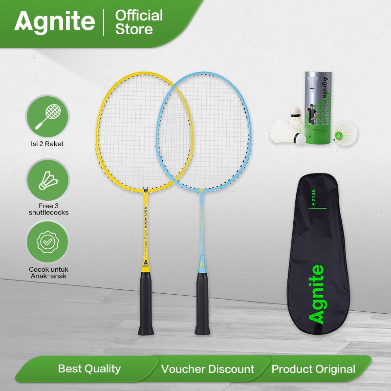 Jual Deli Agnite Children Badminton Racket / Raket Bulu Tangkis Anak ...