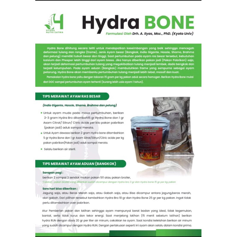 Jual HYDRA BRO dan HYDRABONE Repack PAKET Ekonomis Pemacu Pertumbuhan ...