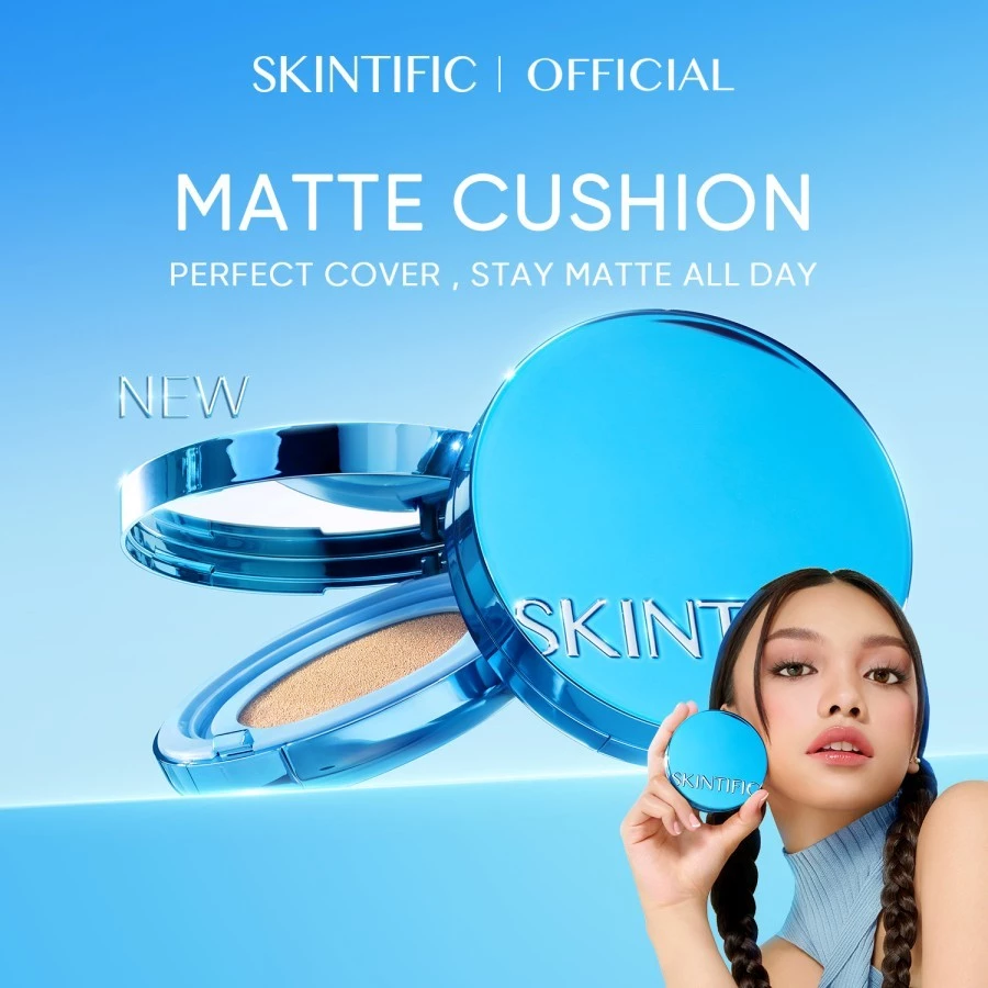 Skintific Perfect Stay Matte Cushion Waterproof 11ml
