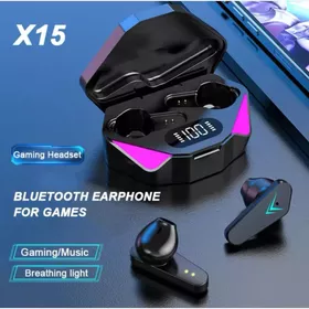 X15 TWS Wireless Bluetooth Headset Waterproof Noise Cancelling LED Earbuds With Mic Headphone