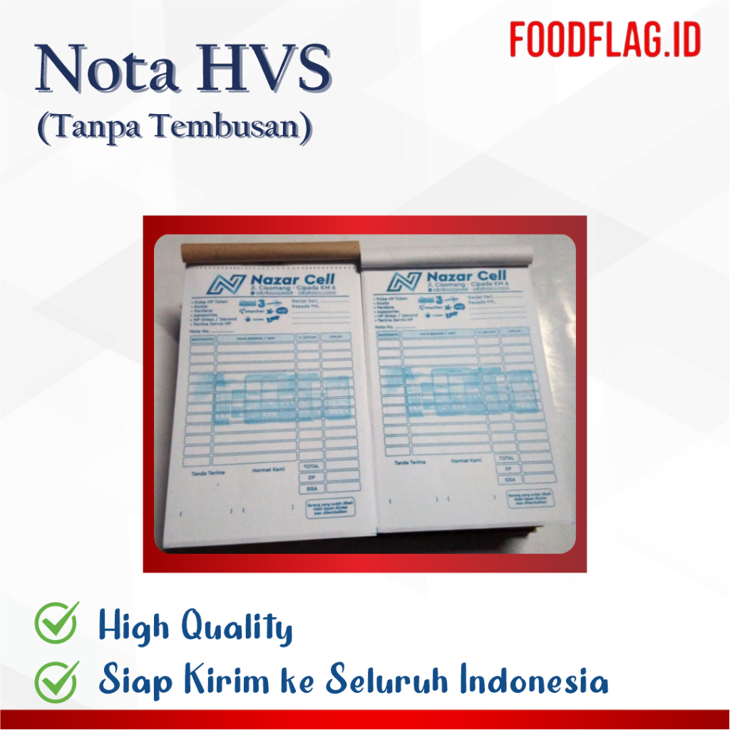 Jual Nota HVS (Tanpa Tembusan) | Shopee Indonesia