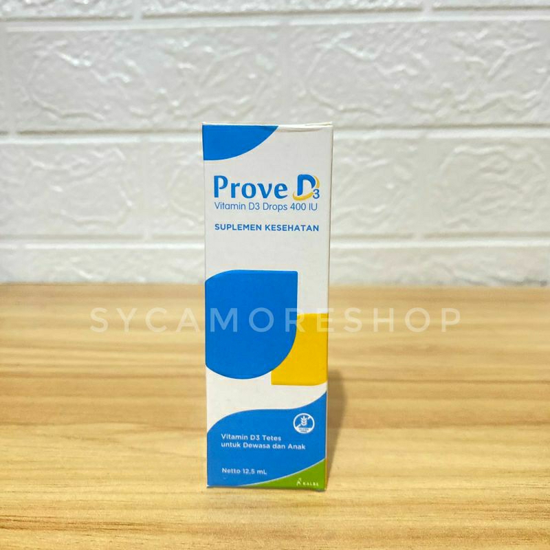 Jual Prove D3 drop 400IU 12,5ml Vitamin D3 tetes Anak dan Dewasa ...