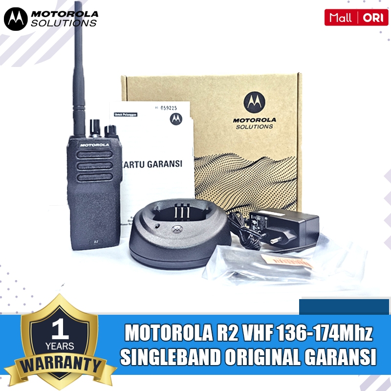 Jual MOTOROLA R2 Vhf 136-174 Mhz UHF 403 Digital Analog Nkp Radio Ht ...