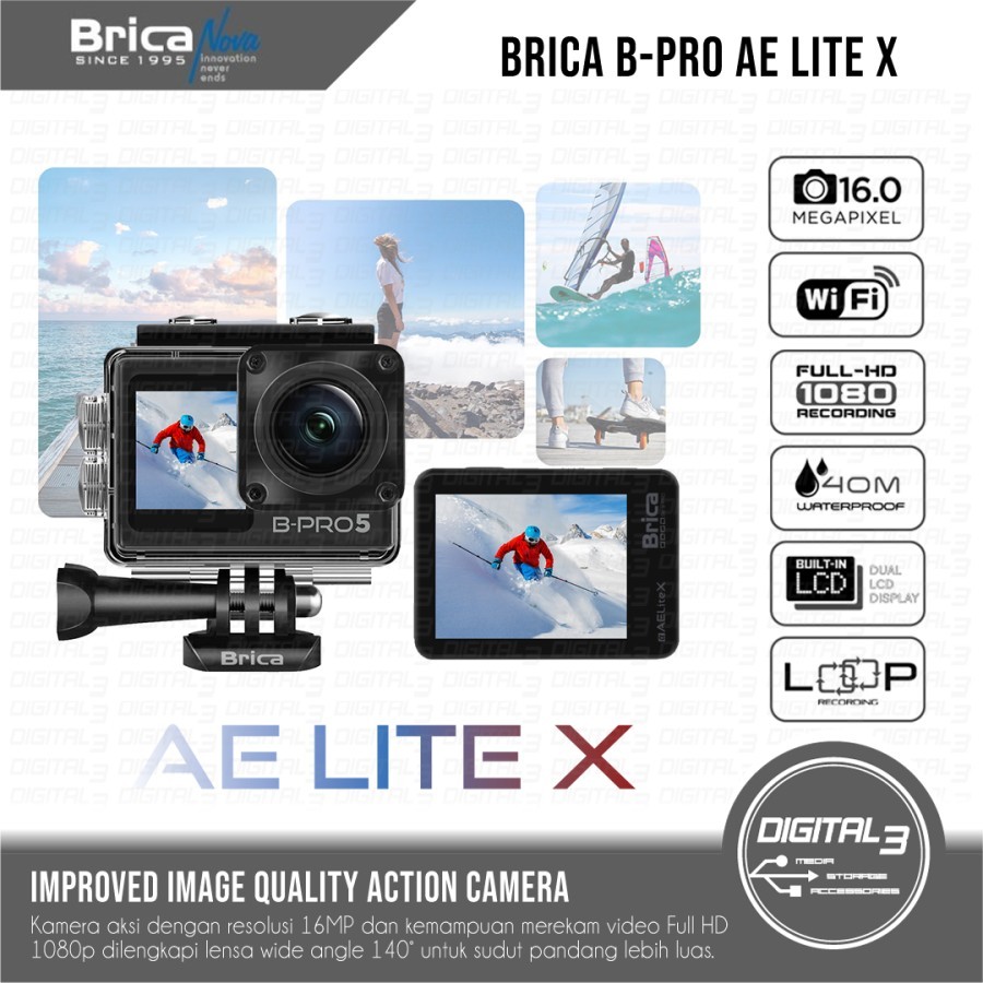Jual Brica B-Pro 5 Alpha Edition Lite X Bpro5 AE LiteX Action Camera ...