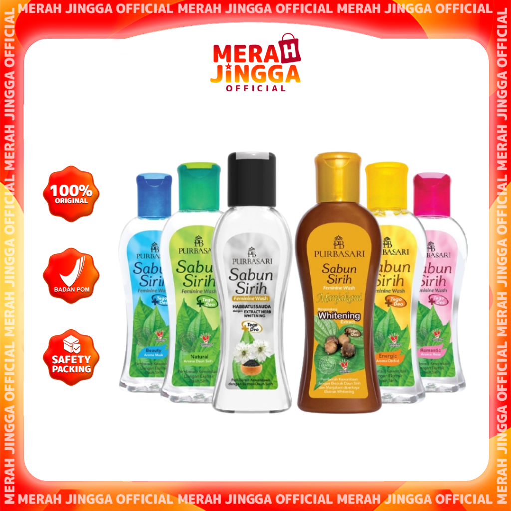 Jual Purbasari Sabun Sirih Feminine Wash 125ml | Merah Jingga Official ...