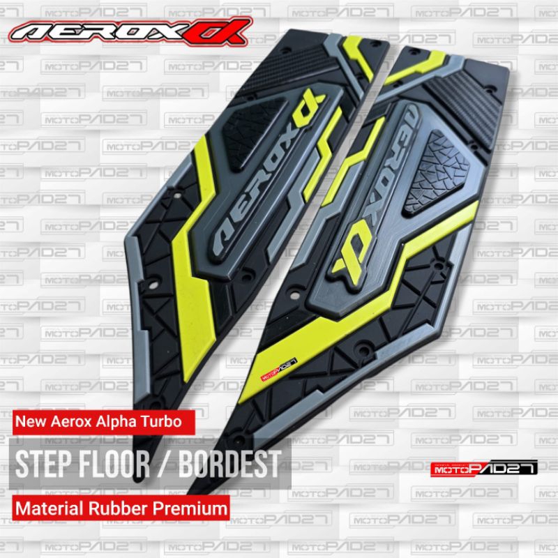 Jual Karpet Yamaha Aerox Alpha Turbo 155 V2 Rubber Premuim 