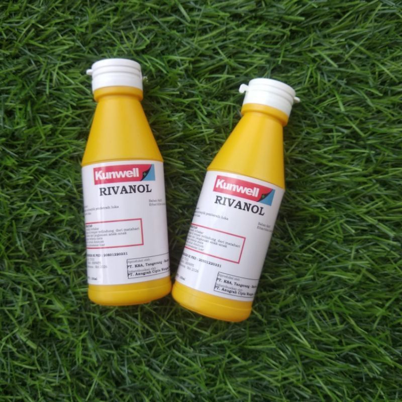 Jual Kunwell Rivanol Botol 100ml / Antiseptik Luka / Larutan Pembersih ...