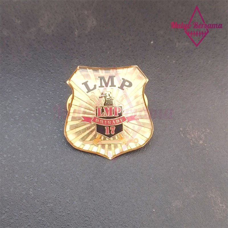 Jual Pin Bros Laskar Merah Putih Fiber Pin Logo LMP Fiber - Mulyo ...