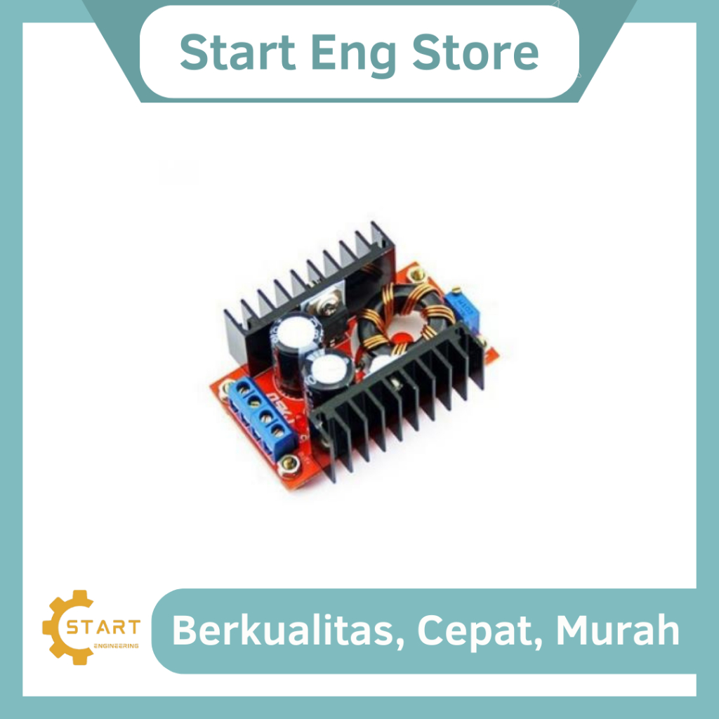 Jual 150W DC-DC Step up boost Converter DC to DC Adjustable 10-32V To ...