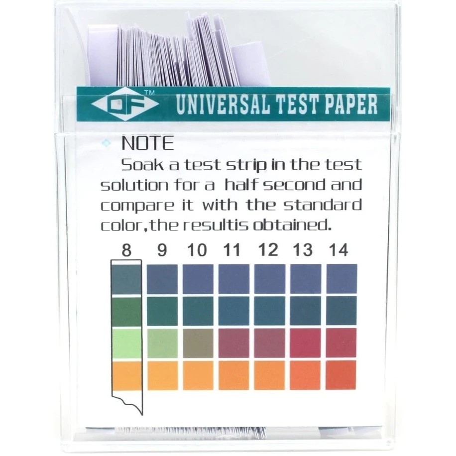 Jual Kertas Lakmus / pH Meter kertas Universal Test Paper 100 Strips ...