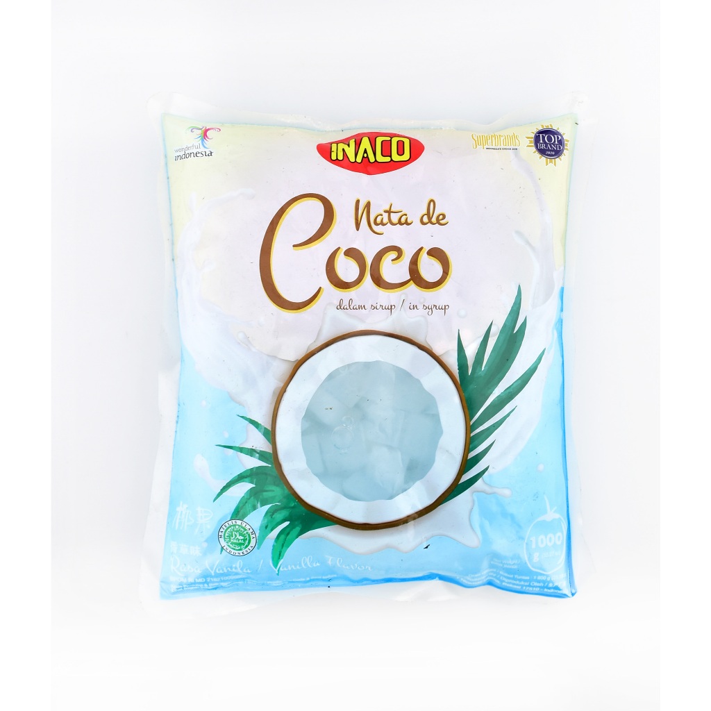 Jual inaco nata de coco dalam sirup rasa vanila 1 kg | Shopee Indonesia