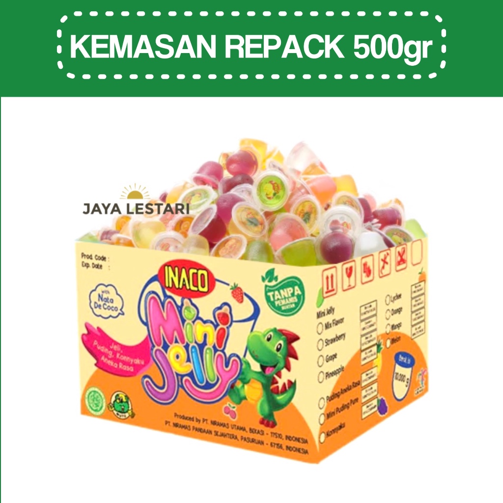 Jual Inaco Mini Jelly Mix Flavor (Repack 500g) | Shopee Indonesia