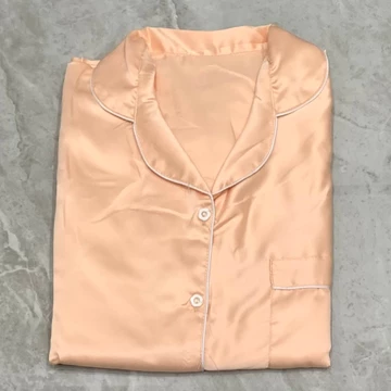 AVERU Baju Tidur Wanita Piyama Setelan Satin CP Celana Panjang Polos