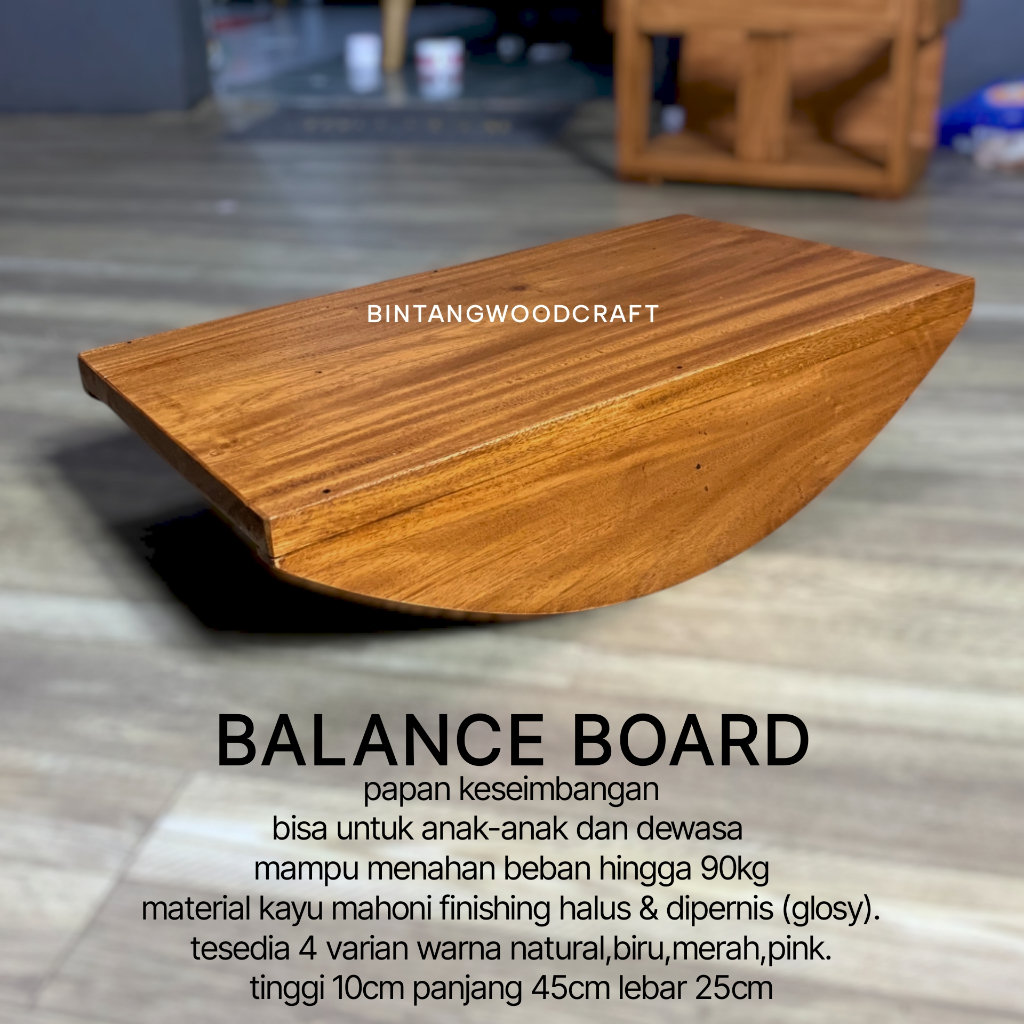 Jual Balance board/ papan keseimbangan/ wooden toys | Shopee Indonesia
