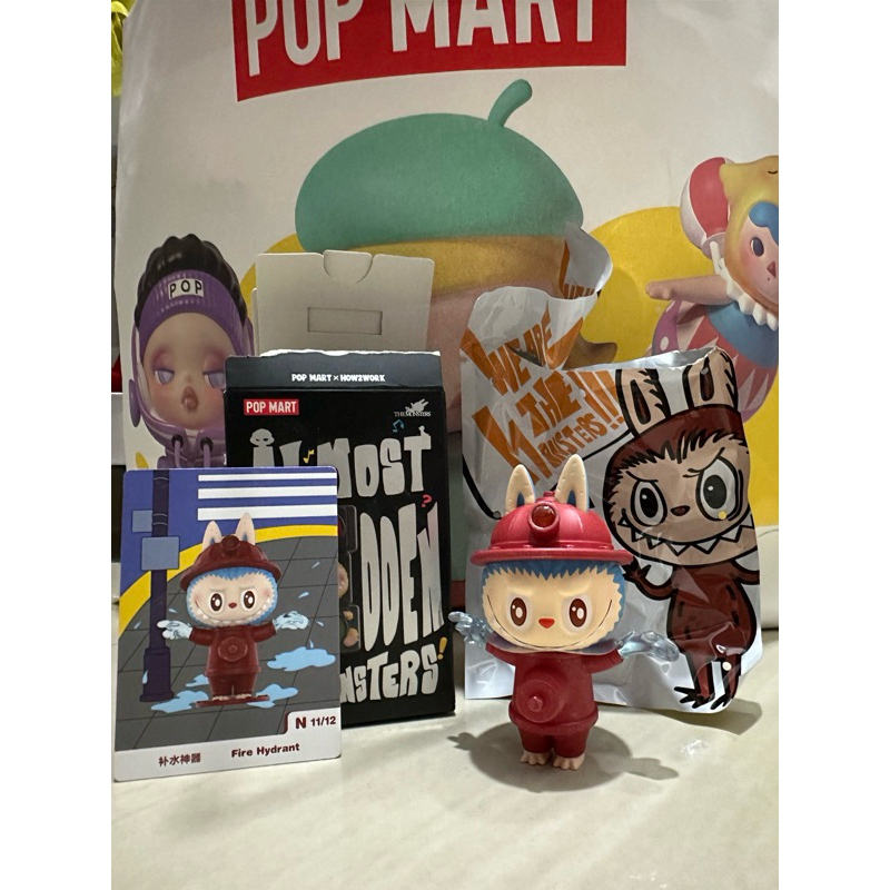 Jual POPMART LABUBU THE MONSTERS Almost Hidden - Fire Hydrant | Shopee ...