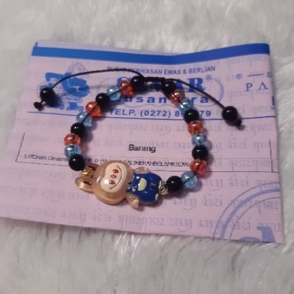 Gelang Tali Anak Batu Labubu Emas 0,2gram Semar Nusantara