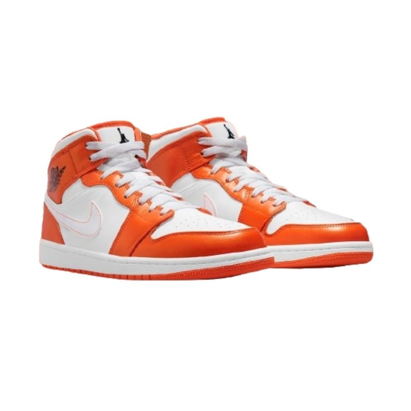 Jual Air Jordan 1 Mid Metallic Orange (Original 100%) | Shopee Indonesia