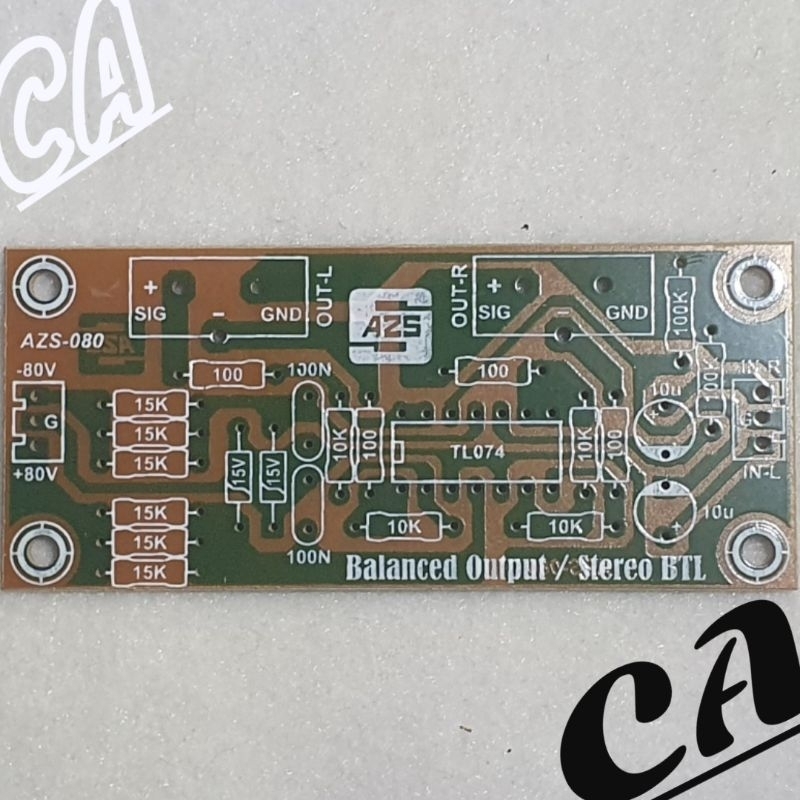 Jual PCB DRIVER BALANCE OUTPUT atau STEREO BTL | Shopee Indonesia