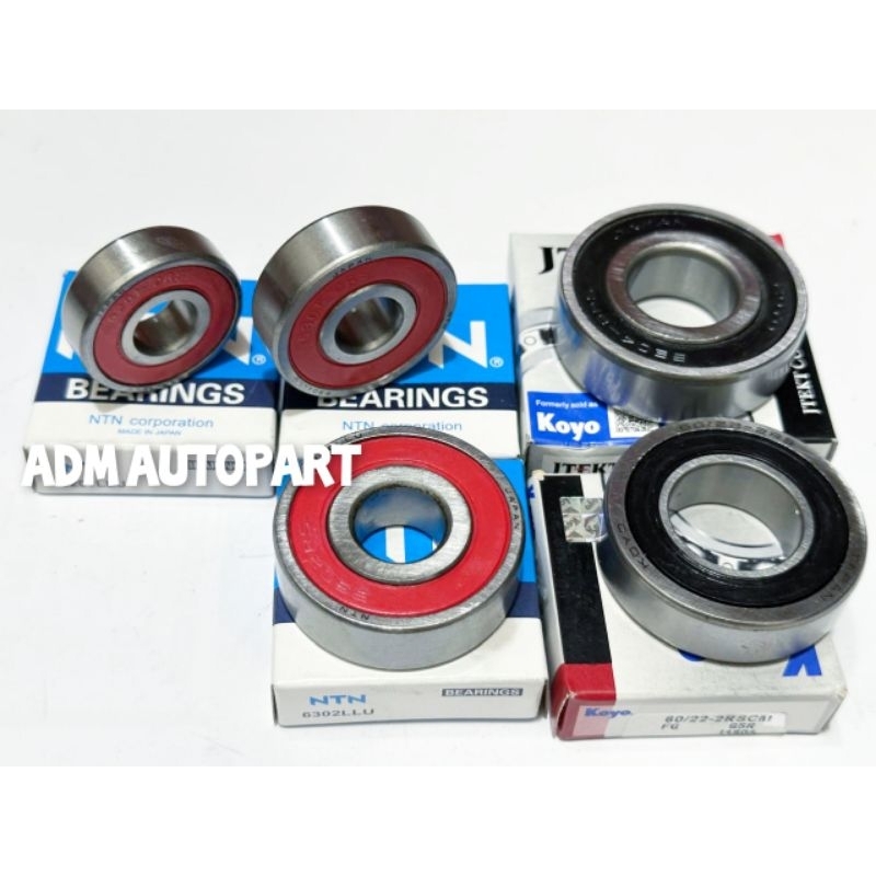 Jual Bearing rasio set 5PCH KOYO/NTN ORI Japan, Honda Beat karbu Scoopy ...