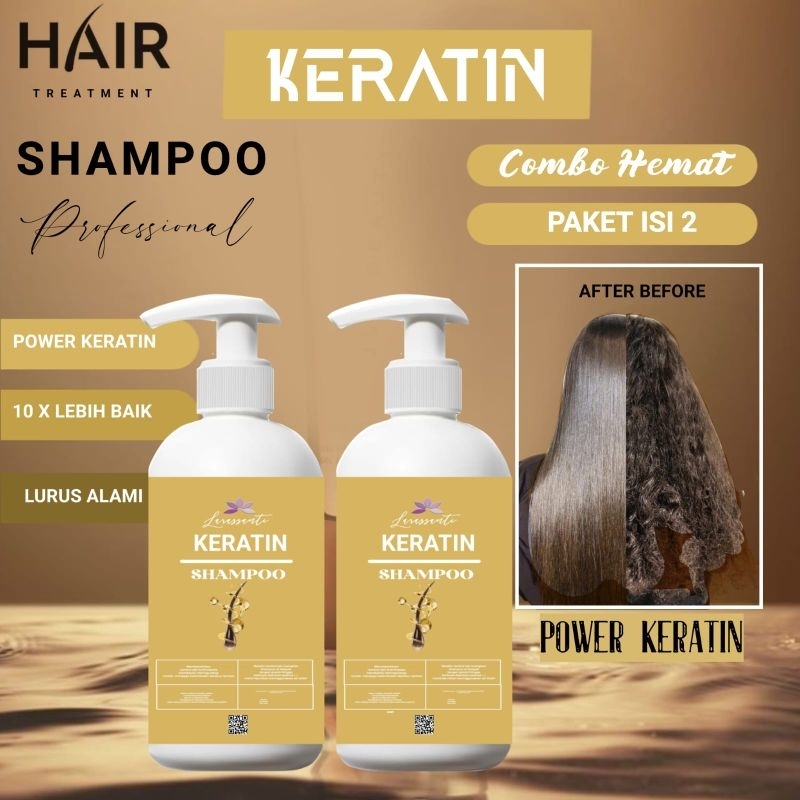 Jual BUY 1 GET 1 Shampoo Keratine Smooth Salon 250ml 2pcs Shopee 