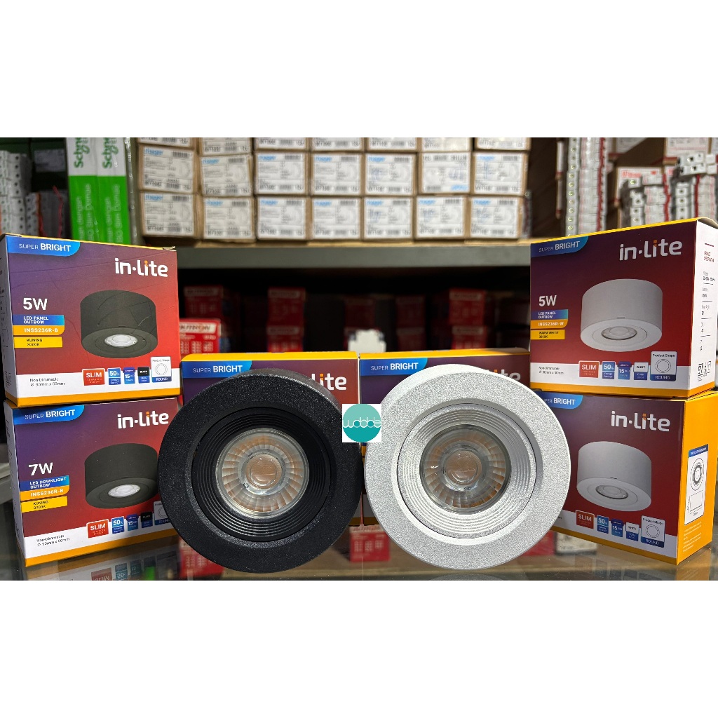 Jual INSS236R LAMPU SPOTLIGHT LED INLITE IN LITE OUTBOW 5W 7W 9W 5 WATT ...