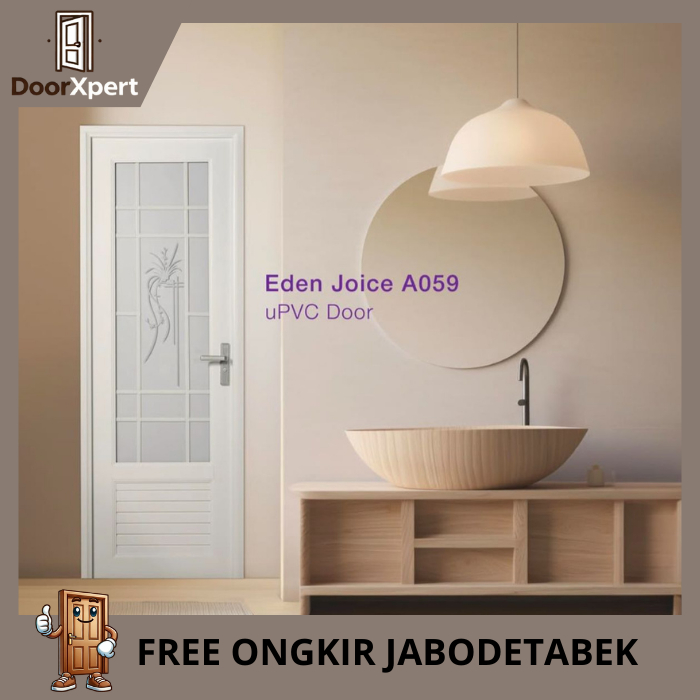 Jual Pintu Kamar Mandi EDEN JOICE A059 UPVC TEBAL - 70x198 | Shopee ...