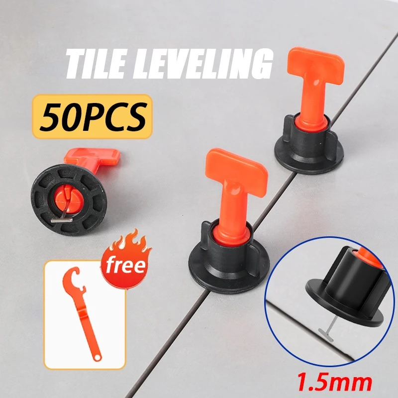 Jual Alat Perata Granit 50 Pcs 1,5mm Reuseable Tile Leveling Nat Alat ...