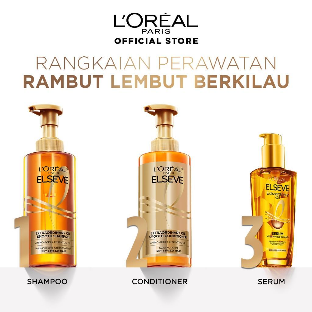 Jual L'Oreal Paris Elseve Extraordinary Oil Gold Hair Treatment Serum ...