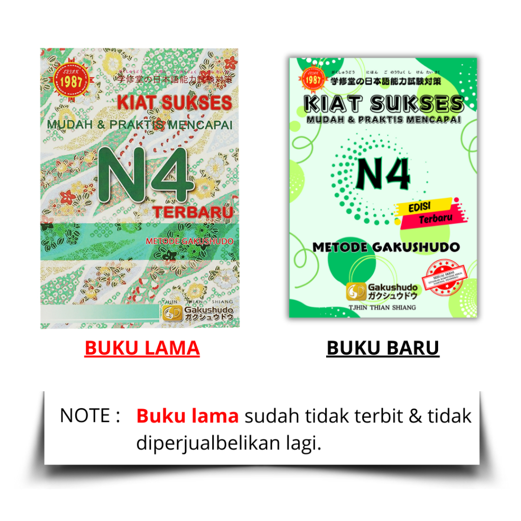 Jual Kiat Sukses Mudah & Praktis Mencapai N4 Edisi Terbaru Metode