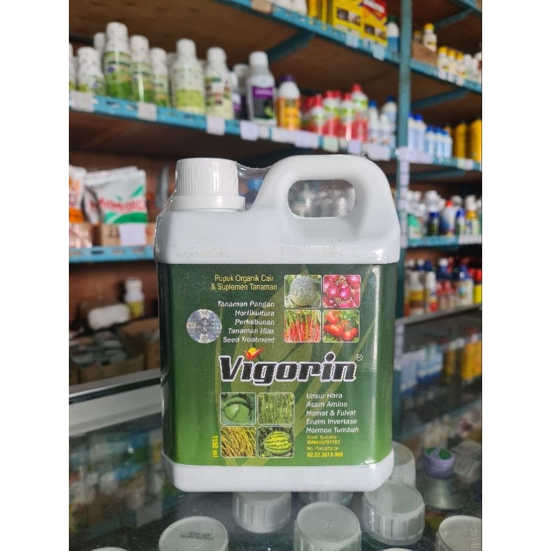 Jual Pupuk Organik Cair Vigorin 500ml dan 1 liter | Shopee Indonesia