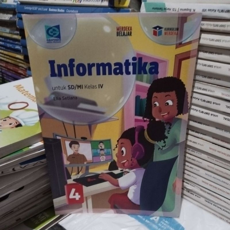 Jual BUKU INFORMATIKA UNTUK SD/MI KELAS IV/4 KURIKULUM MERDEKA | Shopee ...