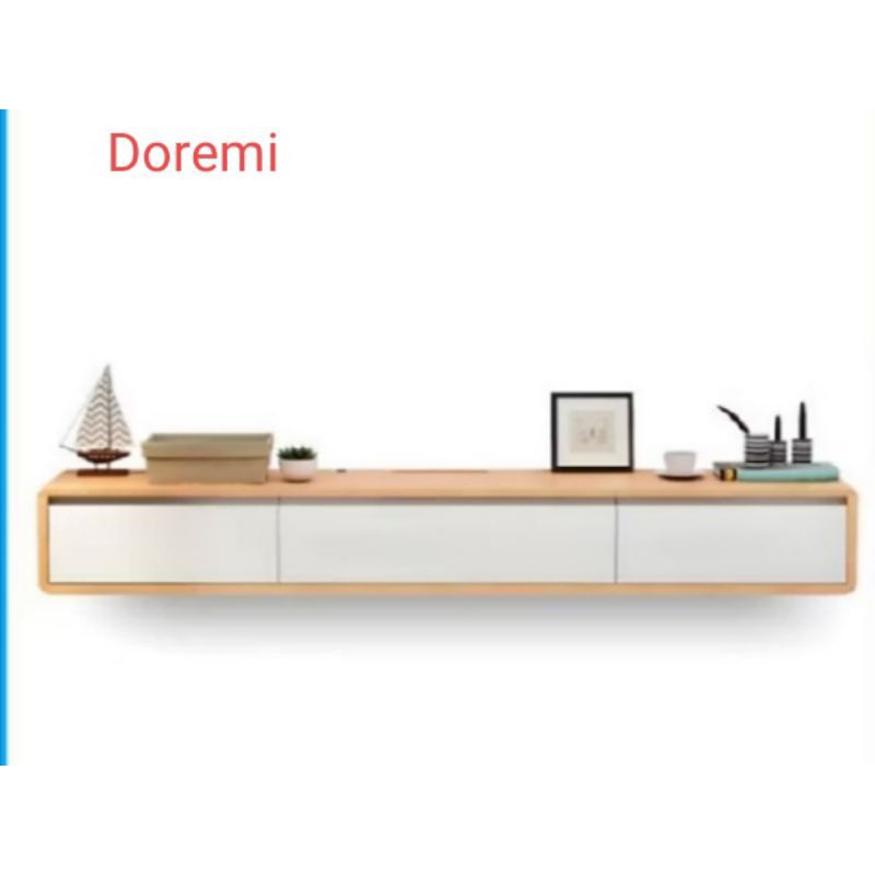 Jual Laci Rak TV Minimalis 3 Slot 120 x 30 cm | Shopee Indonesia