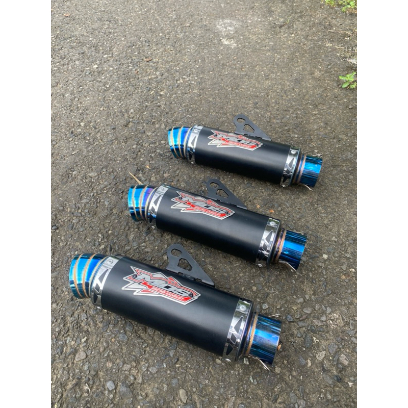 Jual Silincer Knalpot Racing Black Coating Inlet 50 Original Produk Mds ...