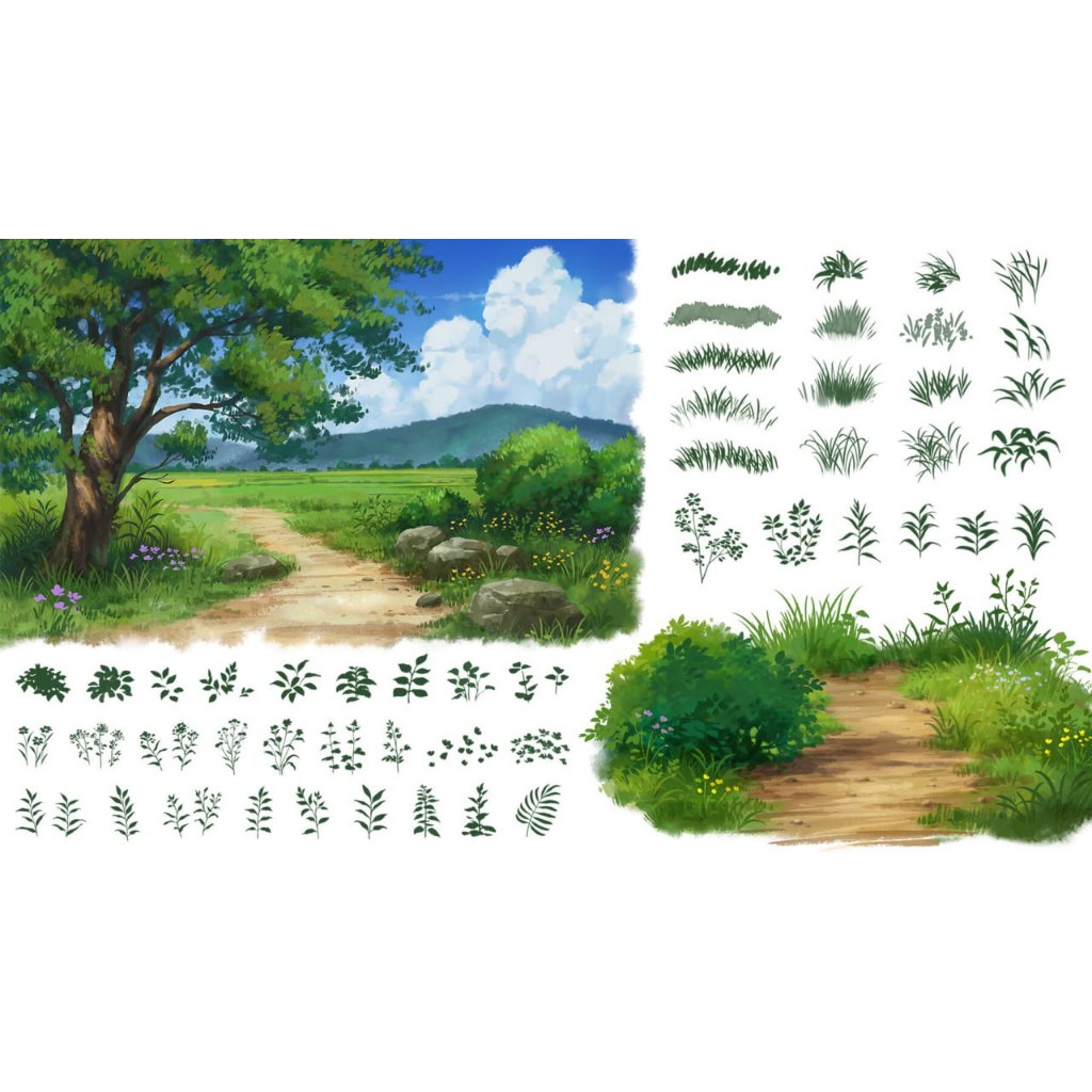 Jual Procreate Brush - MDB Ghibli Inspired Brushes | Shopee Indonesia