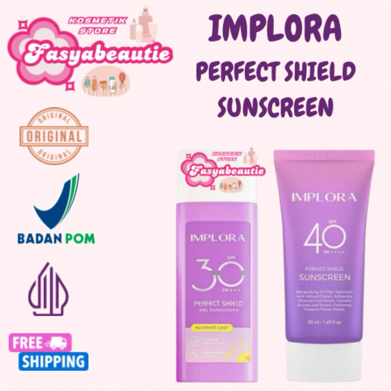 Jual SUNSCREEN IMPLORA PERFECT SHIELD SPF 40PA+++ IMPLORA PERFECT ...
