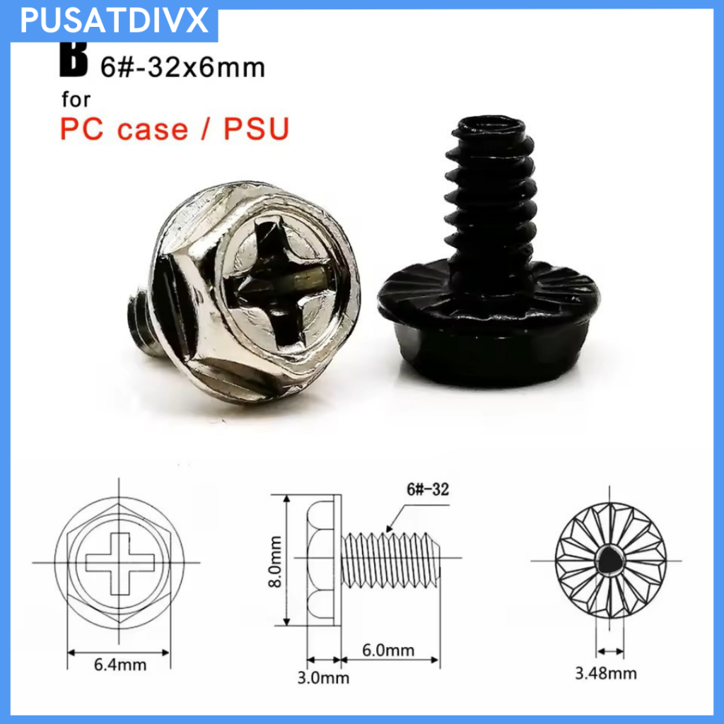 Jual SANJI BAUT CASING PSU HDD SSD PCI CASE PC DESKTOP SCREW SEKRUP ...