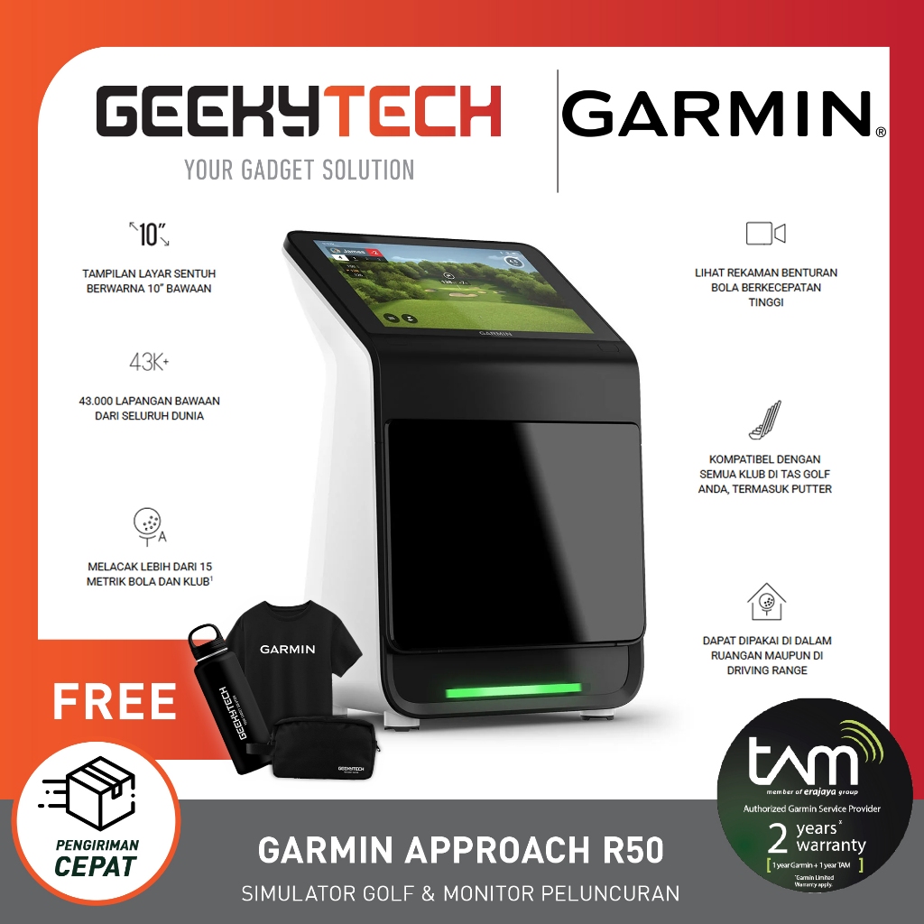 Jual Garmin Approach R50 Simulator Golf - Garansi RESMI TAM | Shopee ...