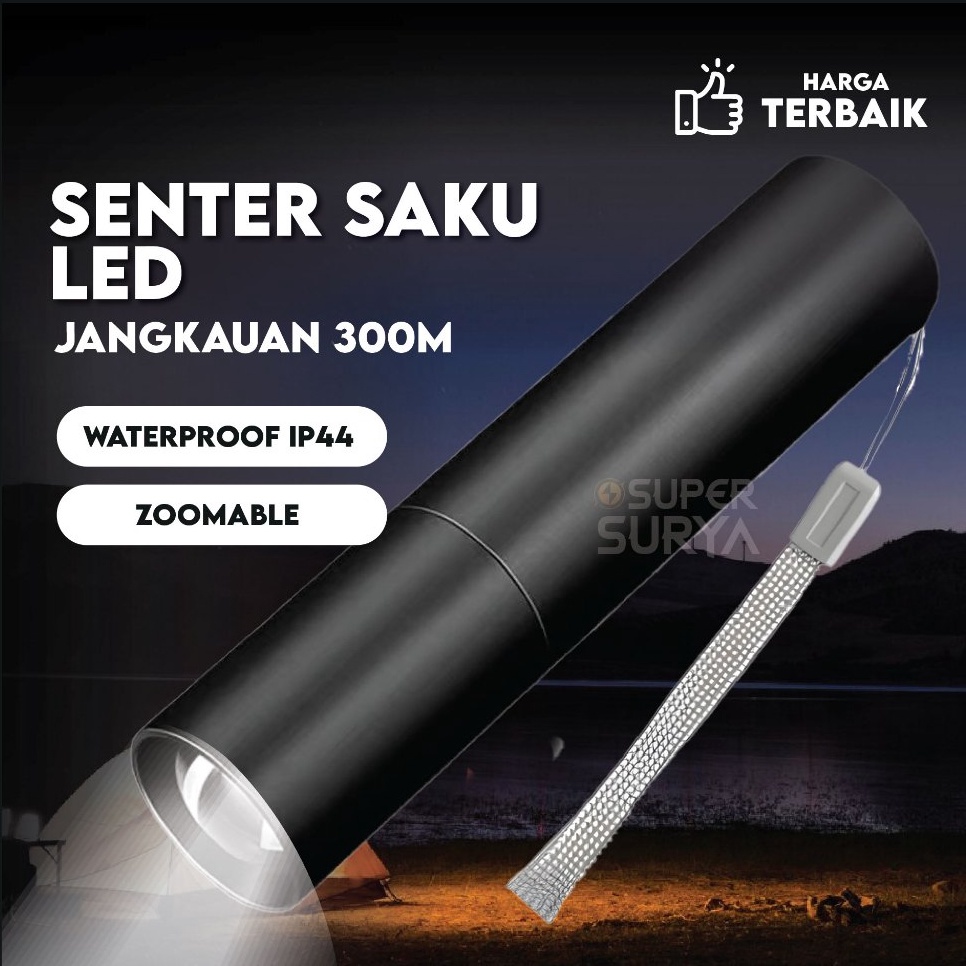 Jual Model Baru Senter LED USB Mini 3m Rechargeable Flashlight Lampu ...