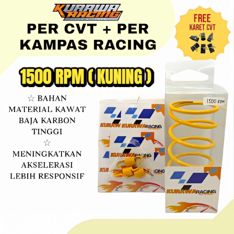 Jual UPGRADE PER CVT 1500 RPM PLUS PER SENTRI KAMPAS GANDA OTOMATIS ...