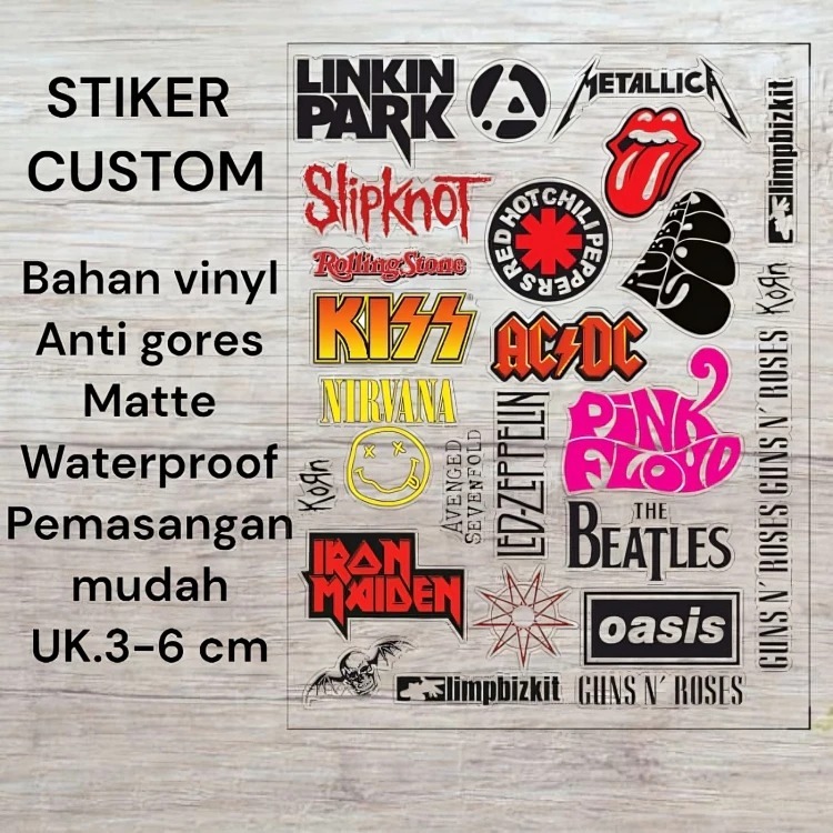 Jual Stiker vinyl VARIASI Motor dan mobil Racing Waterproof Anti Air ...